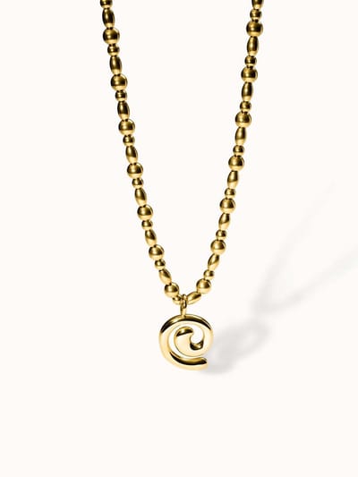 PURELEI Swirl Kette Gold Maat: OS | Kettingen Outlet | Dames | Goud