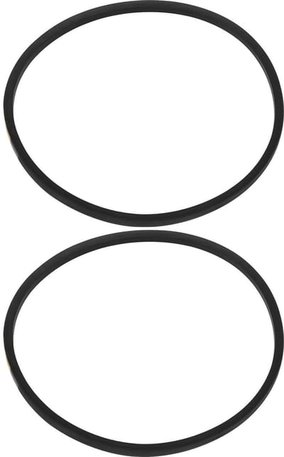 Allecto - Rubber V-Snaar - Set van 2 - Duurzaam en sterk - Geschikt voor verschillende modellen - A725Li - Ideaal voor vibratieplaten - Vervangings..