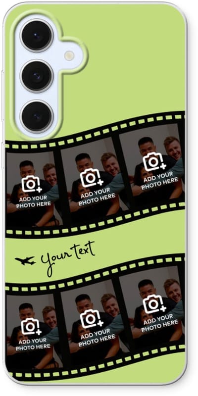 Gepersonaliseerd - Case Company® - Hoesje geschikt voor Samsung Galaxy S24 FE hoesje - Filmrol N°3 - Soft Cover Telefoonhoesje - Bescherming aan alle Kanten en Schermrand