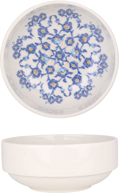 Rinart Serveerschaal - Tiara - Porselein - 10 cm (200cc) - set van 2