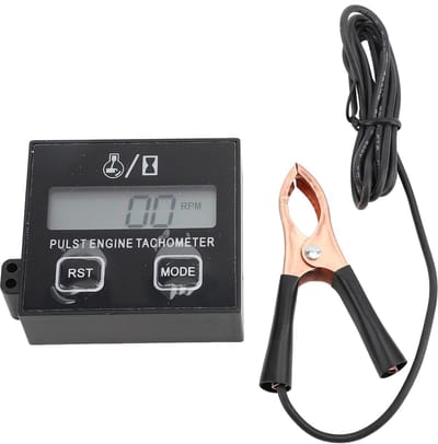Digitale Toerenteller - Snelheidsmeter Motor - Motoren Controleren - 30000 RPM Bereik - 0-30000 Tpm - Zwart