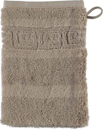 CAWÖ Noblesse Uni Washandje - Zand - 16x22
