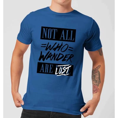 Lost Men's T-Shirt - Royal Blue - XXL