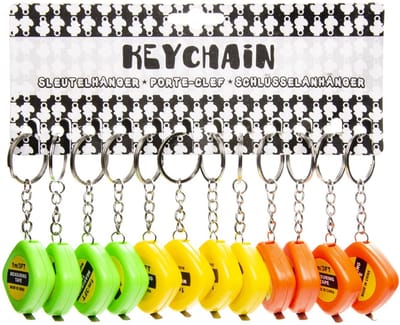 Duckiez Sleutelhanger Meetlint - 48 stuks