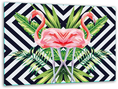 TMK ArtDeko - Snijplank - Glas - 40x30cm - Flaming