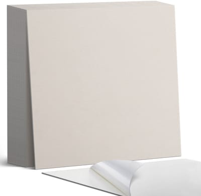 Coloray Plaktegels - Romig Zelfklevende Tegels - 20 cm x 20 cm - Romig Plaktegels - 20 stuks - Vierkant PVC Tegels - Plaktegels Badkamer - Plaktegels Vloer - Vinyl Tegels - Wandtegel Zelfklevend