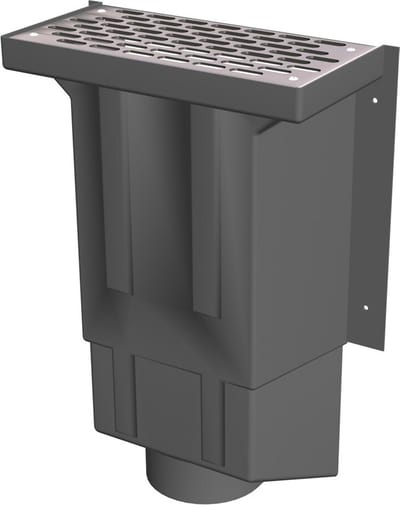 Ventilatiebak koekoek T175 met rvs rooster
