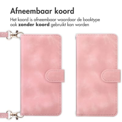 imoshion Hoesje - Geschikt voor Oppo Reno15 (5G) - Bookcase met koord - Roze