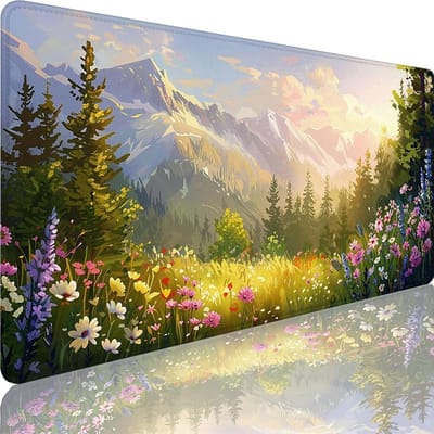 XXL Muismat - Bureaukussen - Werk en spel - Waterdicht en antislip - 150x80 cm - Groen
