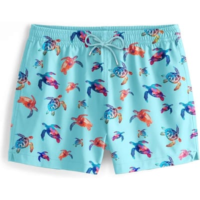 "Watercolor Turtle" Zwemshorts