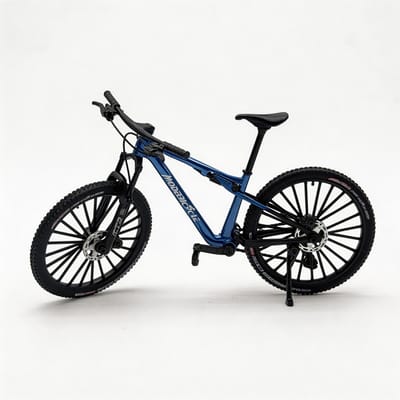 1:8 Model Legering Mountainbike Diecast Metaal Mountainbike Bocht Weg Vouw Racefiets Simulatie Cadeau Speelgoed Voor Kinderen black
