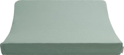 Baby's Only Baby aankleedkussenhoes Fresh ECO - Waskussenhoes - Overtrek verzorgingskussen - Stonegreen - 45x70 cm - 100% Ecologisch katoen