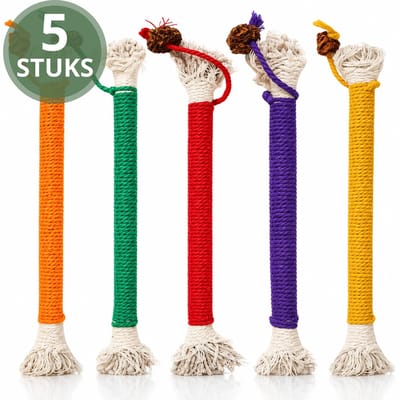 Twenty4seven® Kauwstokjes voor Katten 5 Stuks - Silvervine Sticks met Kattenkruid - Matatabi Stokjes & Catnip - 100% Natuurlijk en Eetbaar Kattenspeelgoed