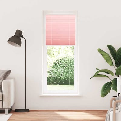 vidaXL - Plissé - rolgordijn - 75x200 - cm - stofbreedte - 74,4 - cm - polyester - roze