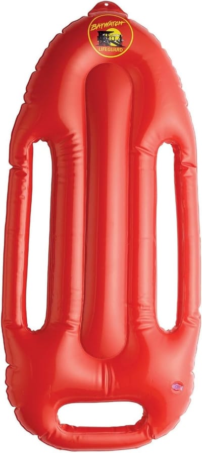 Opblaasbaar Vlot - Zwembad Accessoire - Watersport Plezier - Met Handige Band - 70cm Diameter - Rood