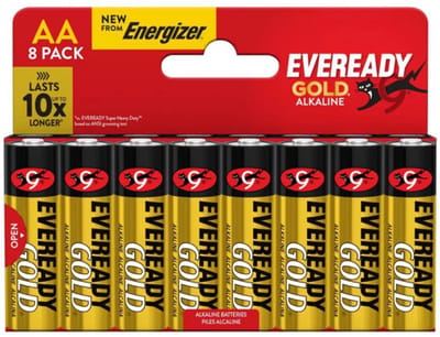 Energizer Eveready Gold Batterijen AA (LR6) Alkaline 8 stuks