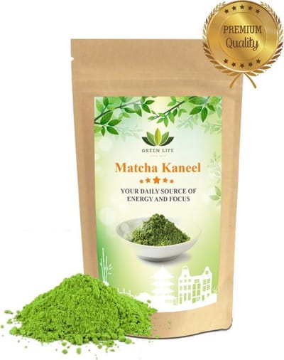 Japanse Matcha Thee Kaneel - 50 gram - Een perfecte combi van de intense Matcha en Kaneel smaak!