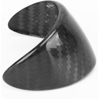 Pookknop Cover Koolstofvezel Heldere Textuur Vervanging Voor Cooper R55 R56 R57 R58 R59 R60 R61 black