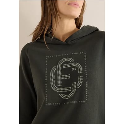 Hoodie met edelstenen