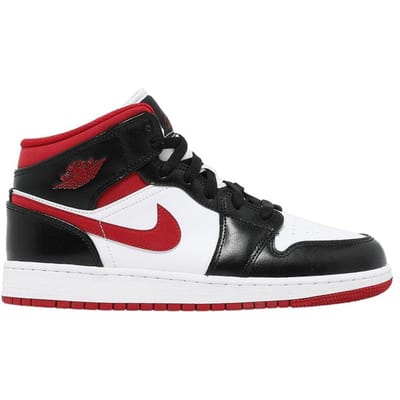 Jordan 1 Mid Gym Rouge Noir Blanc (GS) 38 black