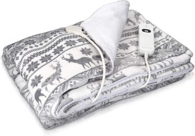 Elektrische deken – Warmtedeken – Elektrisch deken – Verwarmde deken – Bed verwarming – Warmtedeken 2 personen – Snel opwarmend – Wasbaar – Winter – Slaapkamer comfort