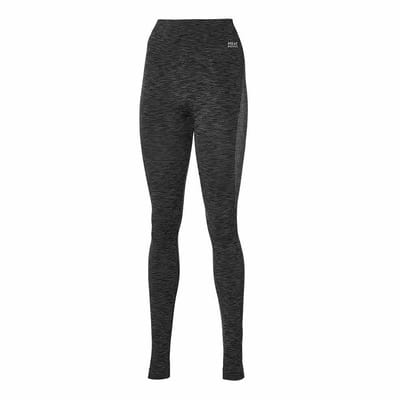 Heatkeeper - Thermobroek dames - Zwart Melange - L - 1-Stuk - Thermobroek dames wintersport