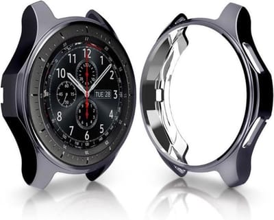 KELERINO. Bescherm hoesje geschikt voor Samsung Galaxy 46 mm / Gear S3 - Grijs