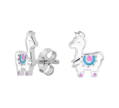 TFT Oorknoppen Alpaca Zilver Gerhodineerd Glanzend 9 mm x 7 mm