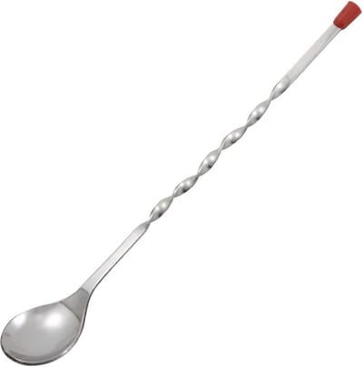 Cocktail Lepel 28 cm - Roestvrij Stalen Twisted Menglepel voor Perfecte Cocktails