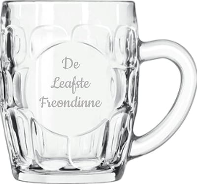Gegraveerde Bierpul 55cl De Leafste Freondinne