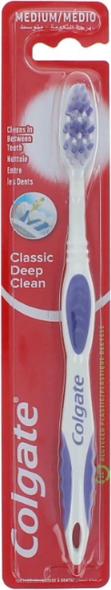 Colgate Classic Deep Clean Tandenborstel - Medium Purple