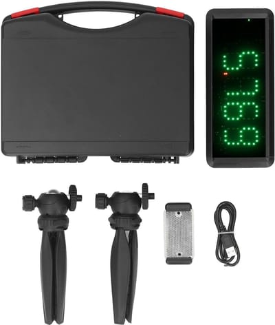 Dailygoody - Draadloze Sprinttimer - Draadloze Lasertimer - Handige timer voor sportieve prestaties - Compact formaat - Ideaal voor races - Gesch