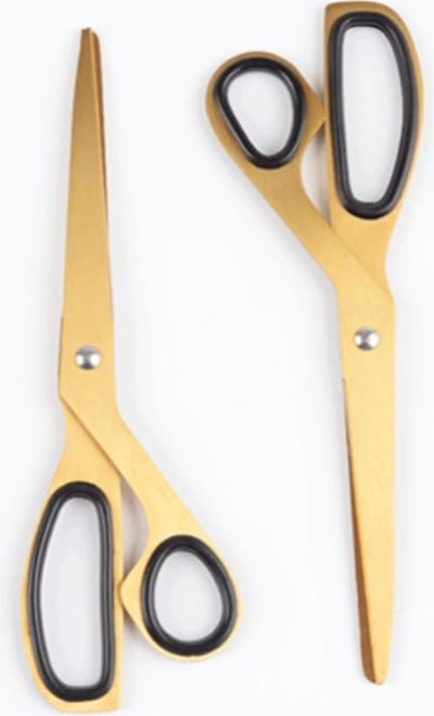 Schaar | Goud | 19.7 cm | Papierschaar | Keukenschaar | Huishoudschaar | Rechtshandige schaar | RVS | Kantoorartikelen | Kantoorbenodigheden | Bureau accessoires | School accessoires | Schoolartikelen | Organizer | Home office