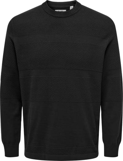 ONLY&SONS - ONSMALIK REG 12 PINAPLE CREW KNIT NOOS - Heren - Gebreide truien