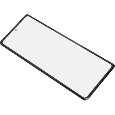Remplacement de l'écran en verre externe avant de téléphone Kit de réparation avec plaque de pression et support de téléphone pour Galaxy Z Fold 2 5G F916 white