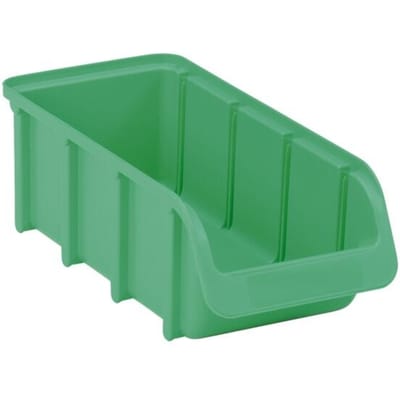 Hünersdorff 682400 Zichtbak Stapelbaar (l x b x h) 216 x 215 x 100 mm Groen 1 stuk(s)