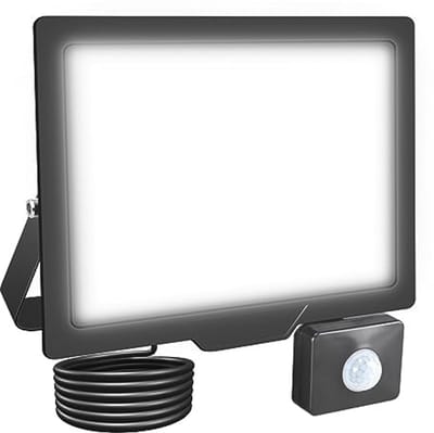 50W LED-schijnwerper met Bewegingssensor - 5000lm Waterdichte Buitenverlichting voor Tuin en Patio