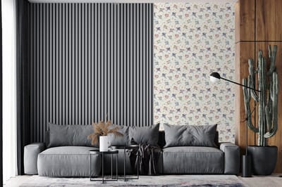 Behang - Fotobehang Unicorn - Regenboog - Patronen - Breedte 120 cm x hoogte 240 cm