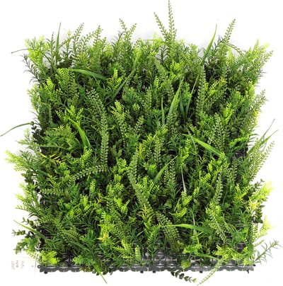 Curaçao | FOLY - 50 x 50 cm - Green wall voor decoratief binnen en buiten gebruik - Tropische kunsthaag - 5j UV garantie - JIVANA