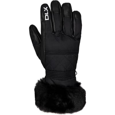 Trespass Dames/Dames Dirin Leren Skihandschoenen (Zwart)