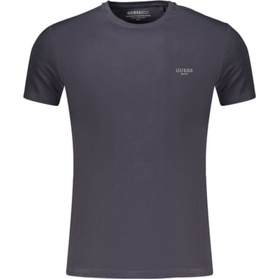 Guess Jeans Blauwe Katoenen T-Shirt voor Mannen
