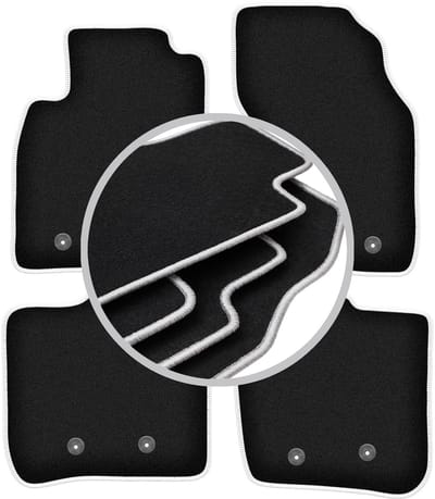 CARLUX-SILVER automatten voor: Volvo V40 I stationwagen (1995-2004)