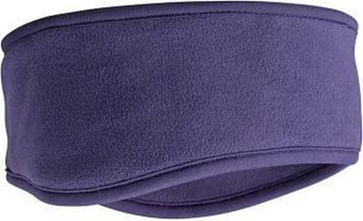 New Age Devi - Stijlvolle hoofdband | Warme oorwarmer | Comfortabele earmuffs | Zachte fleece | Perfect voor wintersport | Ideaal voor sport | Handig klittenband | Trendy in paars