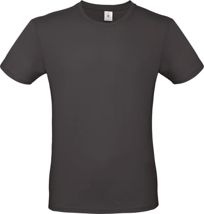 Classic E150 T-shirt B&C Collectie Worn Black Maat XS