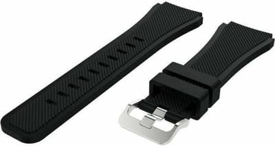 CHPN - Horlogebandje - Zwart - Siliconen - Bandje - Geschikt voor Garmin Vivoactive 3 - Zwart horlogebandje