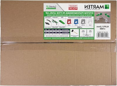 MARTEN Level Up Tegelnivelleringssysteem, 150-500-1000 tabbladen, voegbreedte 1-3 mm, tegeldikte 5-15 mm, wiggen, treklussen, perfecte resultaten voor vloer- en wandbekleding