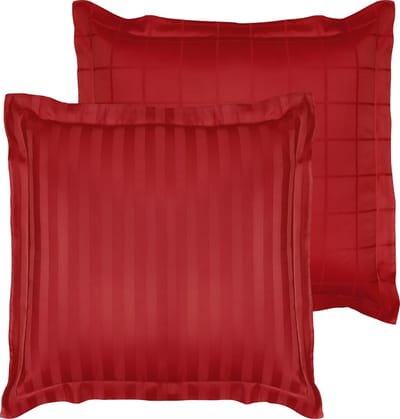 De Witte Lietaer Kussensloop Zygo Chili Pepper - 63 x 63 cm - Rood - Katoen Satijn