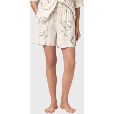 AllSaints Clem Pj Set Script Off White Taglia: XS | Pigiameria Outlet | Donna | Bianco