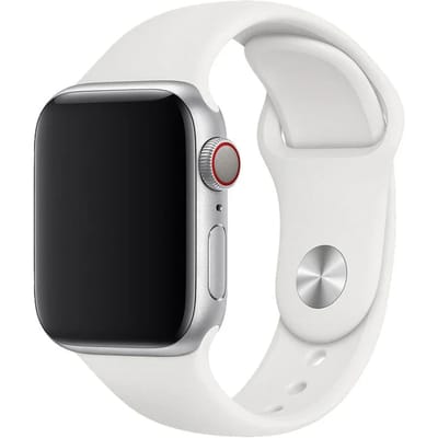 2+1 | Apple Watch Bandje Ovaro - Siliconen - Wit