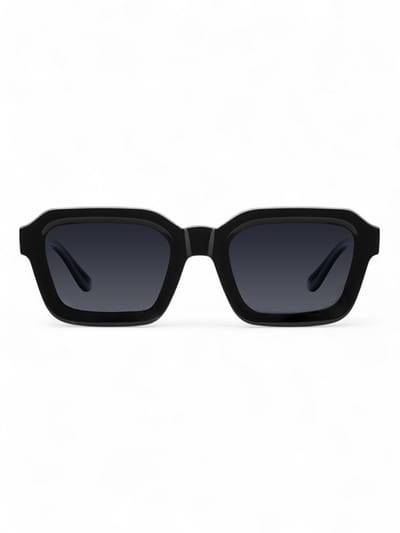 The Brand Remarkable – Zonnebril Unisex – Zonnebril Dames – Zonnebril Heren – Vierkante Zonnebril – Zwart – UV400 – Luxe, Duurzame & Trendy Zonnebril – Designer Zonnebril – Mode Zonnebril 2025 – Inclusief Beschermhoes – Polariserend Look